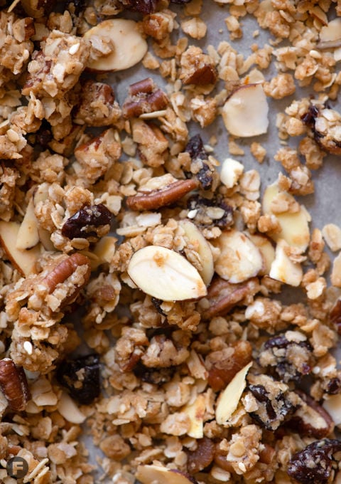 Brown Butter, Almond and Pecan Granola
